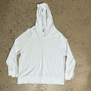 Jarbo White Pima Cotton Classic V Neck Sweater Women's EU 34